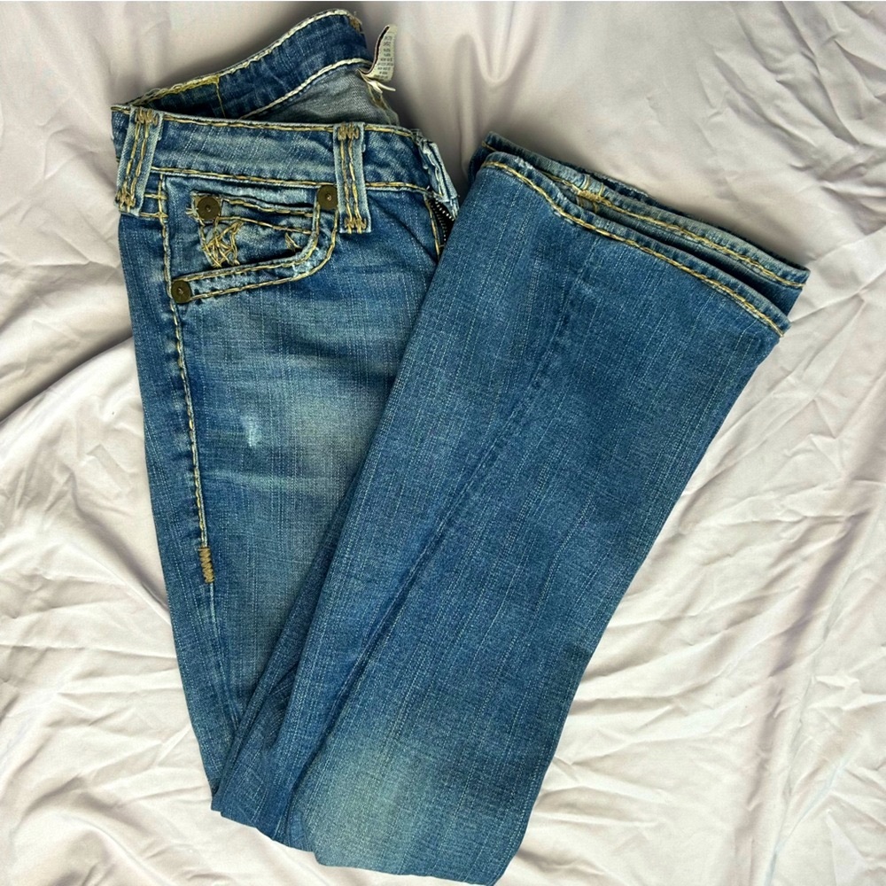 True Religion vintage low rise jeans